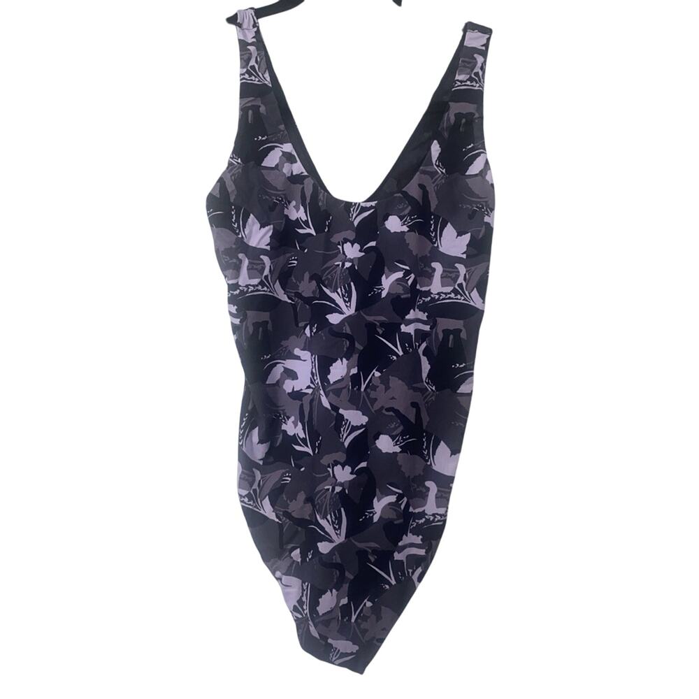 Stance Womens Bodysuit Purple Black Lion Thong Small S Double Lined